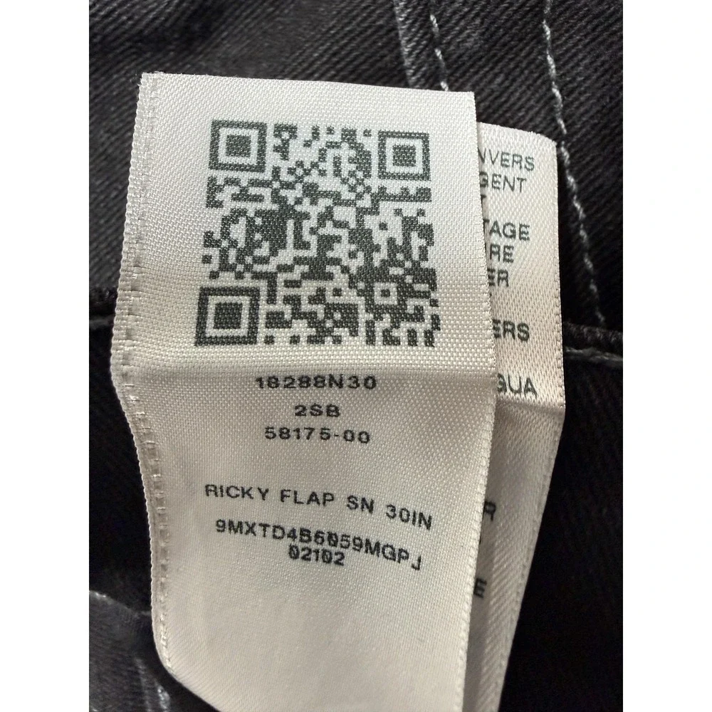 True Religion Ricky Jeans Mens 36x29 Relaxed‎ Straight Stretch Charcoal Wash
